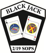 Team Blackjack mission patch